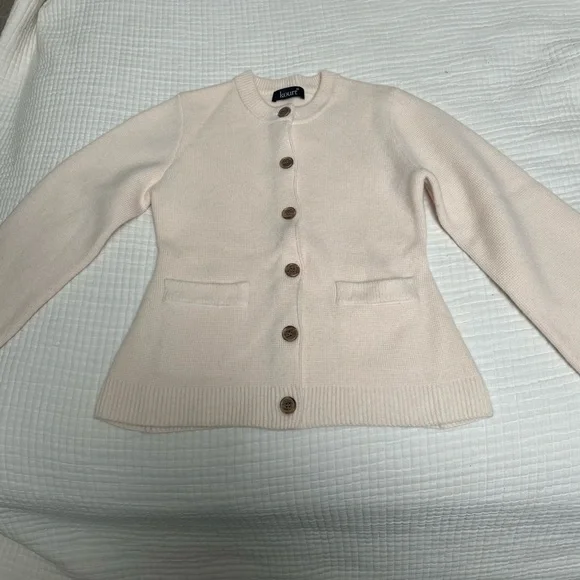 Few Moda Kourt Averie wool-cashmere cardigan Size XS in Cream-Jenni Kayne cooper - Picture 6 of 7
